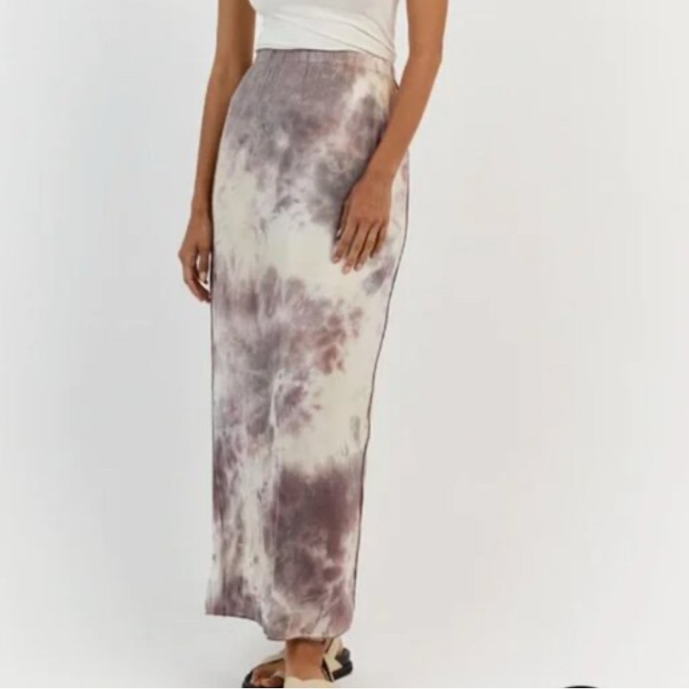 DISSH Coco Mauve Tie Dye Maxi Skirt